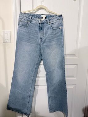 H&M Light Blue Wide Leg Jeans